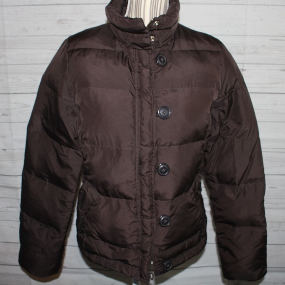 J. Crew Jackets & Blazers - J.Crew Dark Chocolate Quilted Puffer Jacket size M
